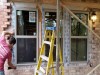 Atlanta Builders and Remodeling installed windows into a brick wall - During